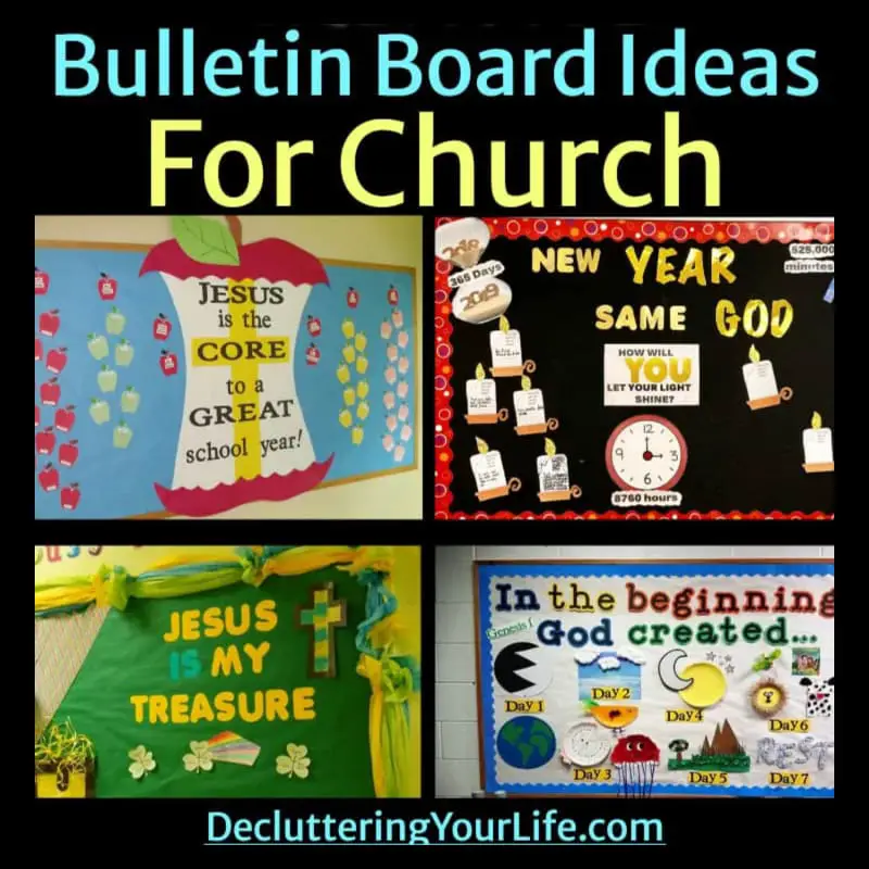 Bulletin Board Ideas For Church Sunday School, christian schools, youth groups and more
