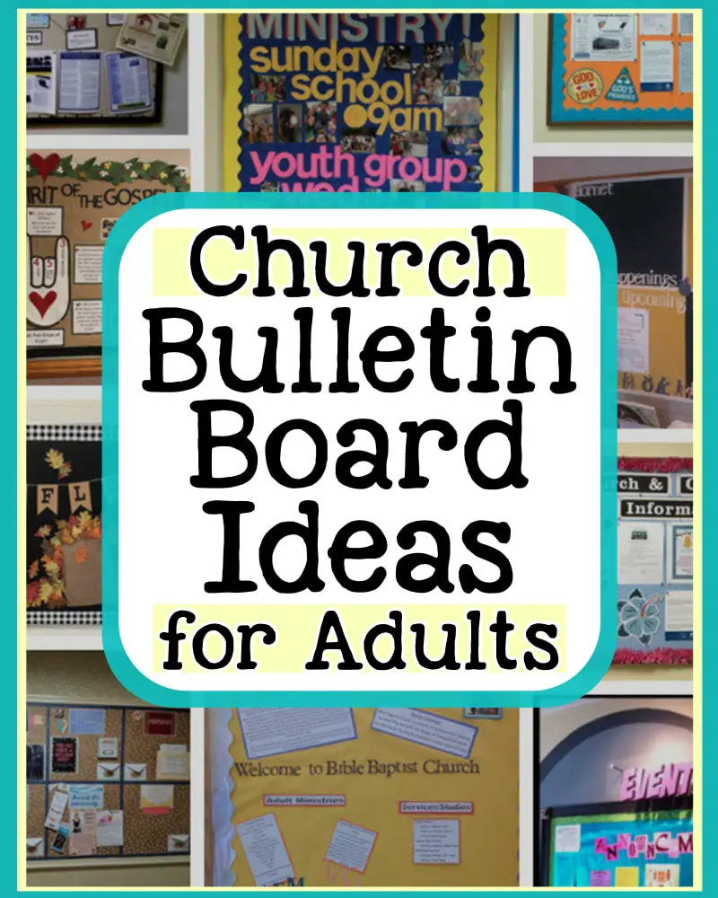 church bulletin board ideas for adults