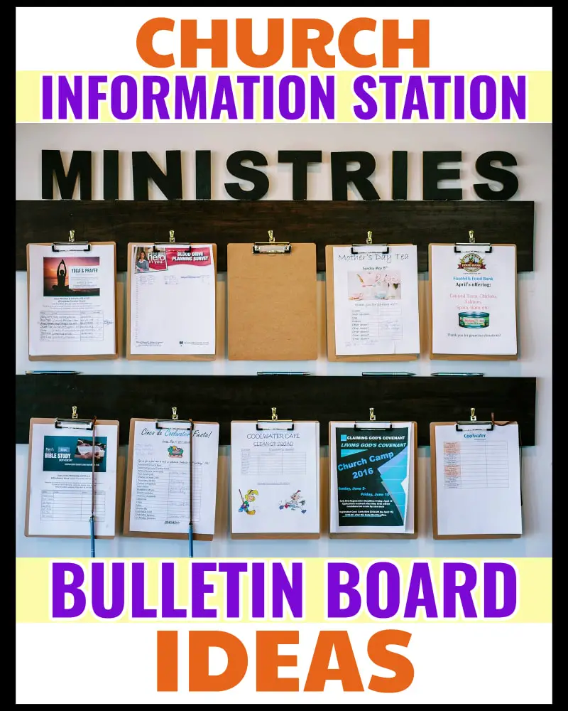 Church Bulletin Board Ideas 