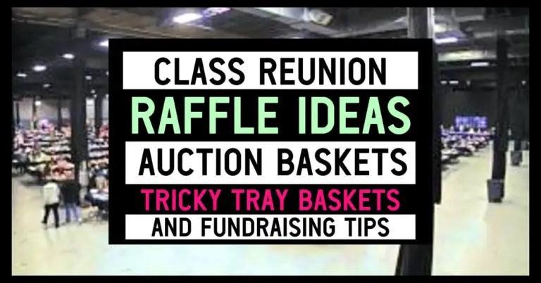 class reunion raffle basket ideas for adults