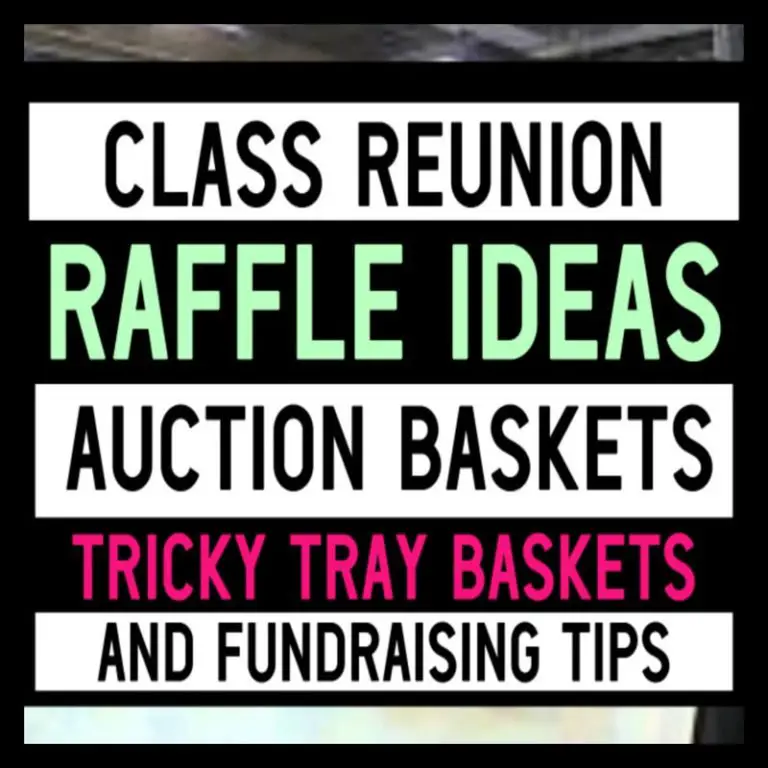 Csass Raffle Reunion Auction Baskets - Tricky Tray Gift Basket Prize Ideas for Reunions