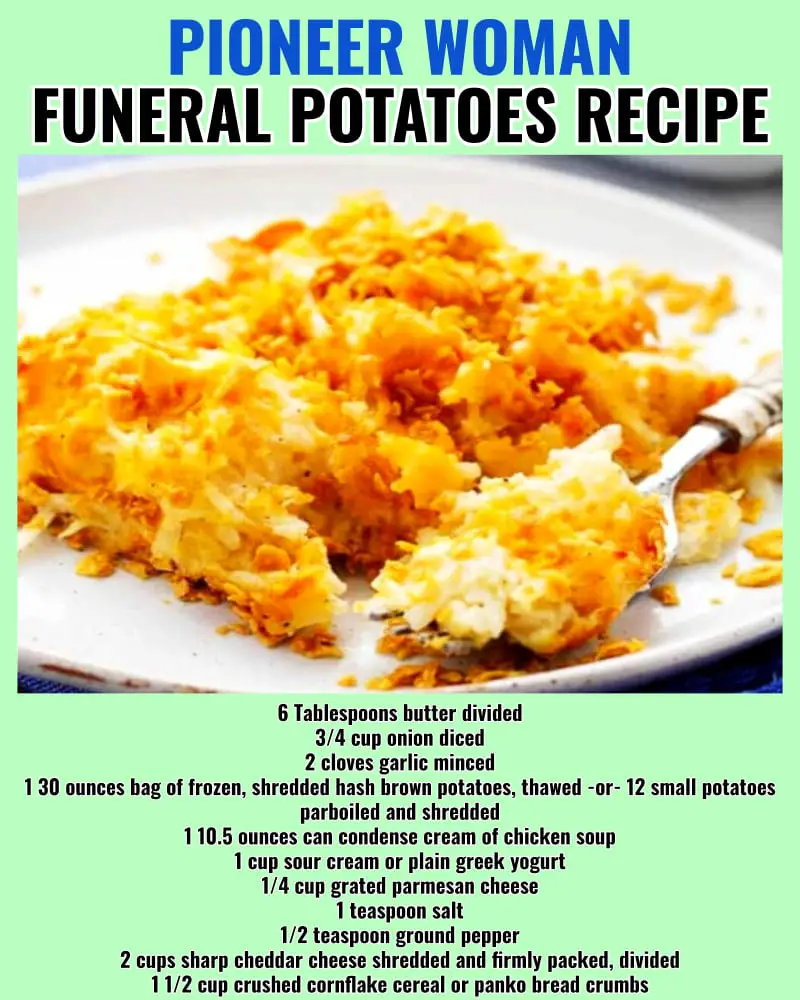Funeral Potatoes Recipes Pioneer Woman - cheesy funeral potatoes casserole recipes-easy make ahead funeral reception food ideas for a crowd or a church potluck