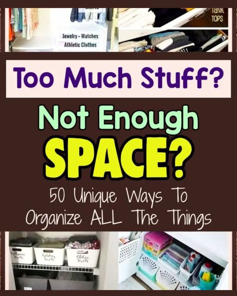 rental home organization ideas - how to organize a small space with lots of stuff - diy storage ideas for small spaces, small bedroom ideas, low cost small bedroom storage ideas and more ways how to organize a small house with no storage