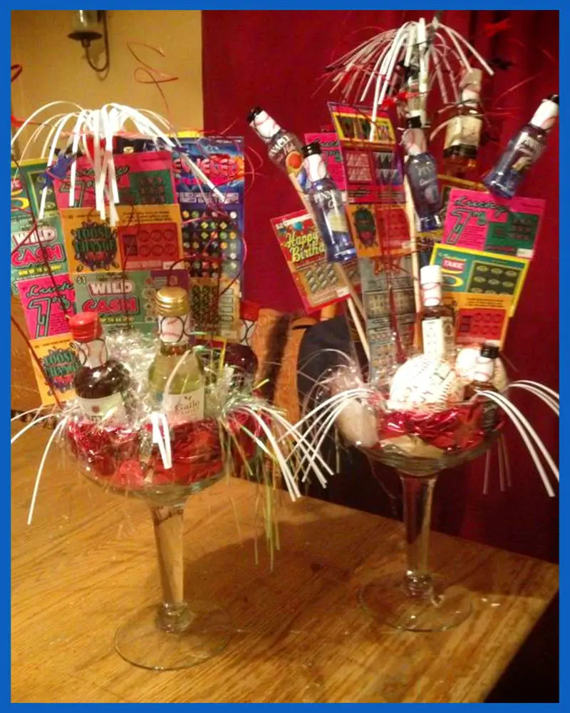 Jack and Jill Raffle Basket Ideas - unique DIY lottery ticket gift ideas for fundraisers, silent auctions and unique homemade gifts