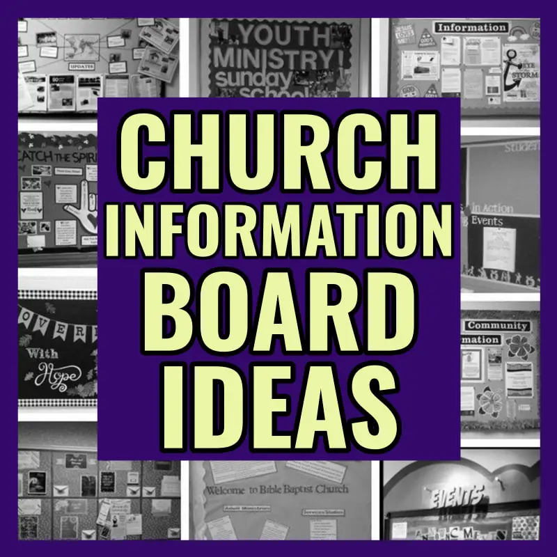 modern church bulletin board ideas
