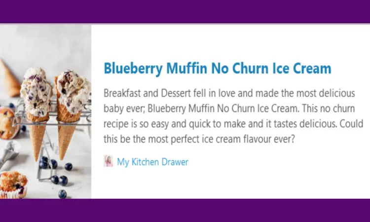 blueberry desserts blueberry muffin ice cream