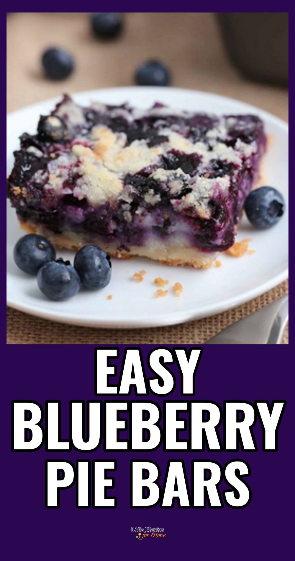 blueberry pie dessert bars recipe