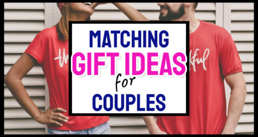 Matching Gift Ideas For Couples That Are NOT Cheesy  -8 affordable and unique matching gift ideas for couples who have everything or for YOU & your other half...