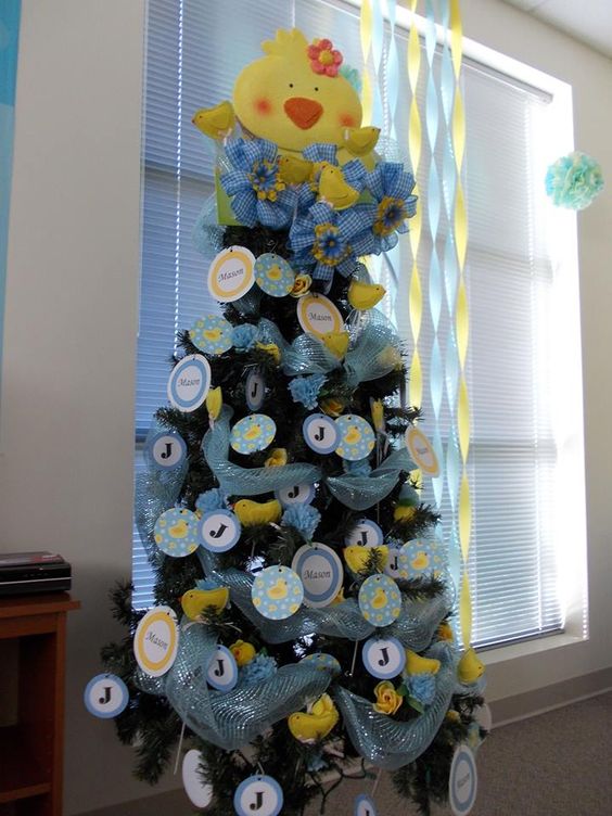 boy baby shower decorating ideas - unique christmas tree decorating ideas for other holidays, parties and celebrations