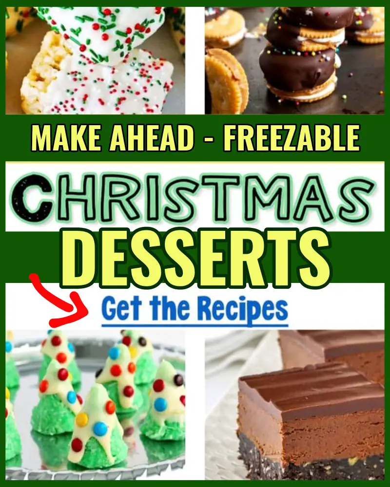 Mini Desserts - make ahead freezable Christmas mini desserts and individual bite size sweet treats for a crowd or to give as gifts