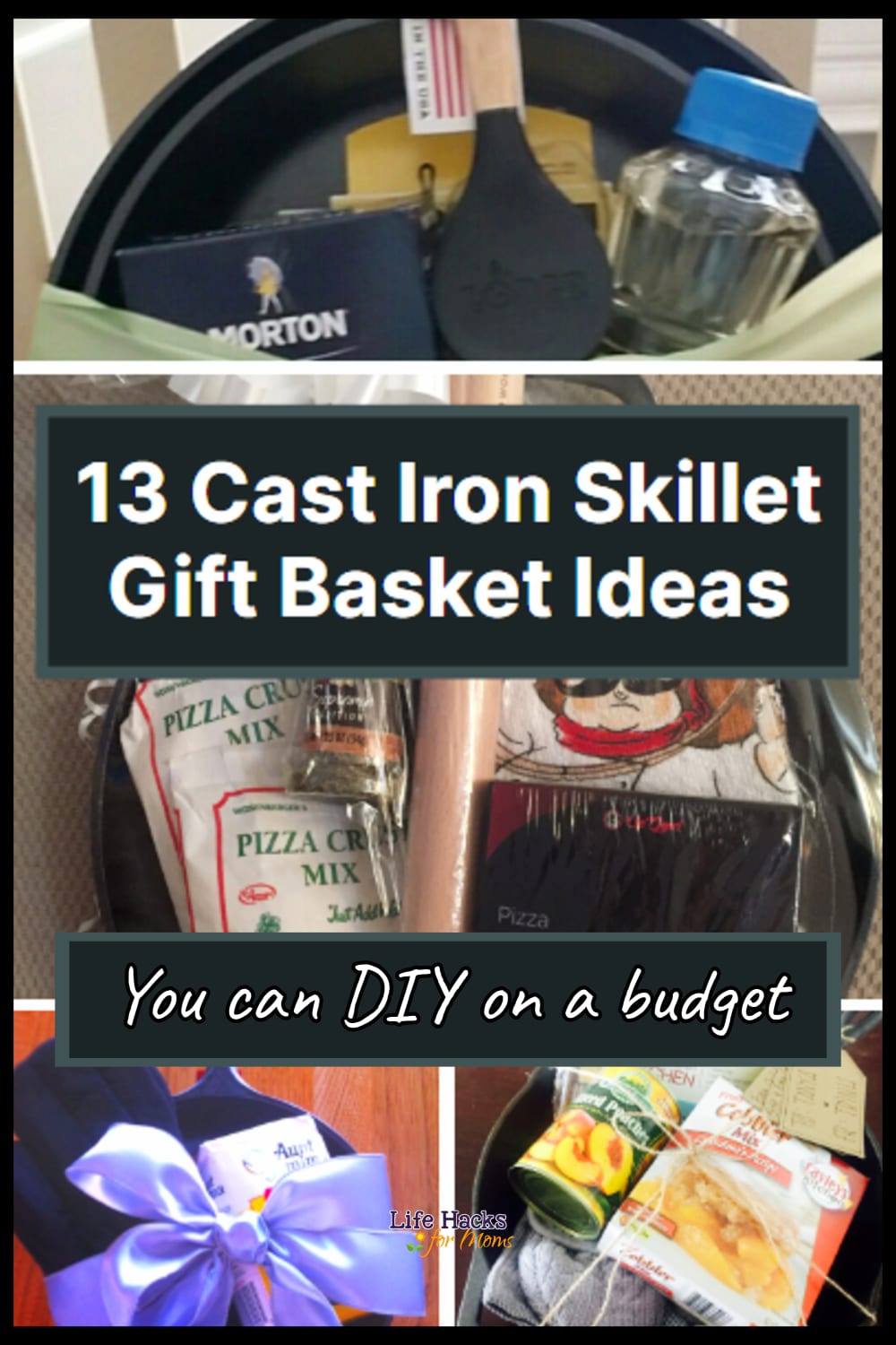 cast iron skillet gift basket ideas - 13 gifts in a pan you can diy on a budget