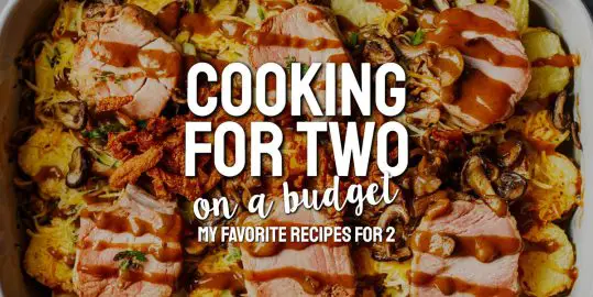 Cooking for Two On a Budget – Quick EASY Weeknight Meals For 2 (with leftovers!)