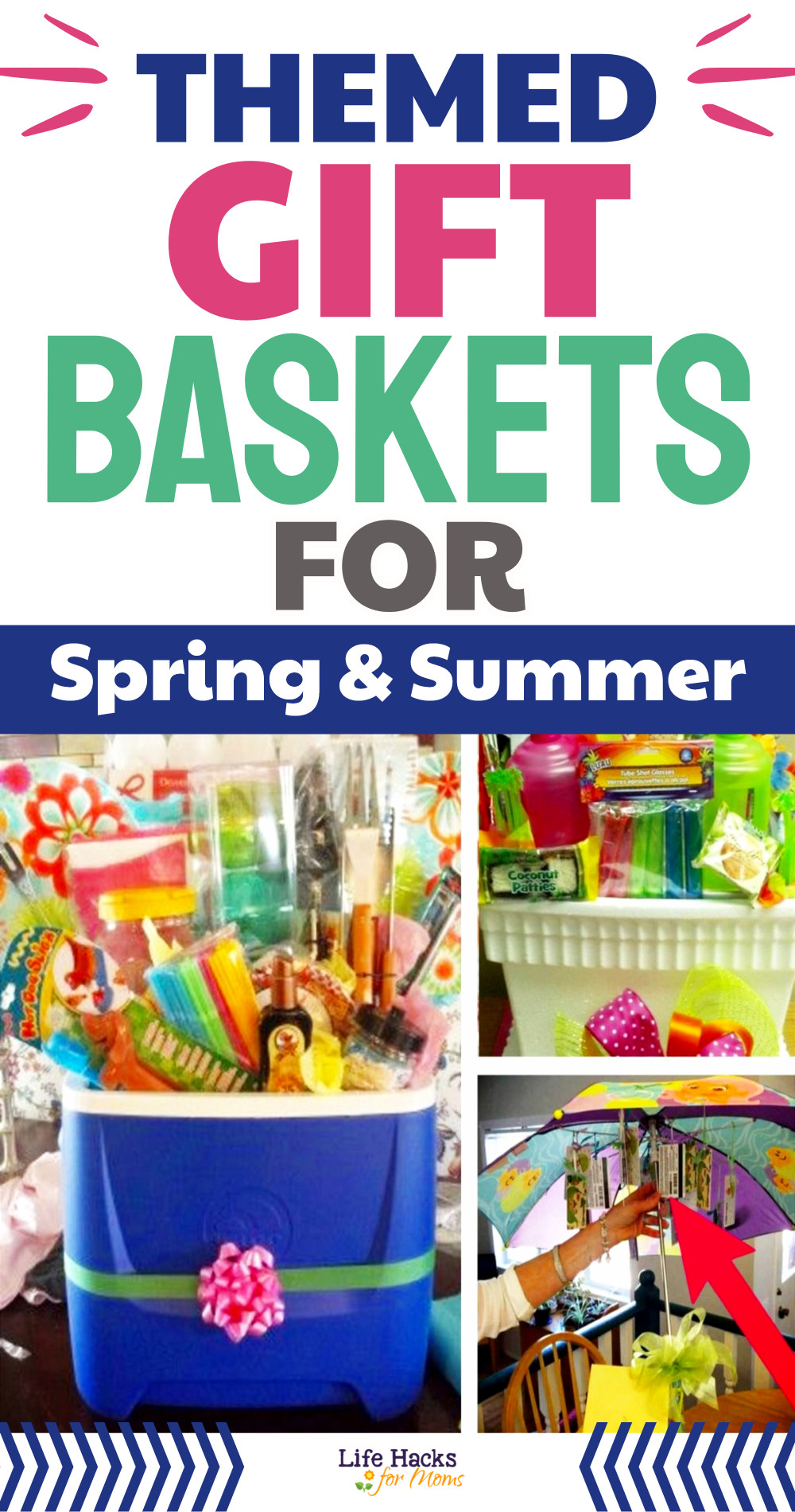 Themed gift baskets for Spring and Summer