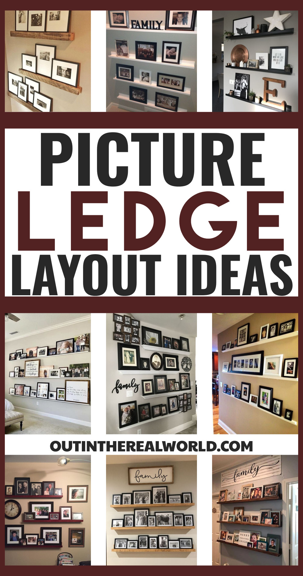 photo ledge layout ideas