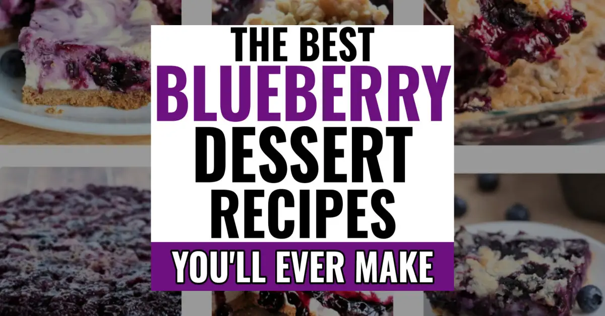 best blueberry dessert recipes