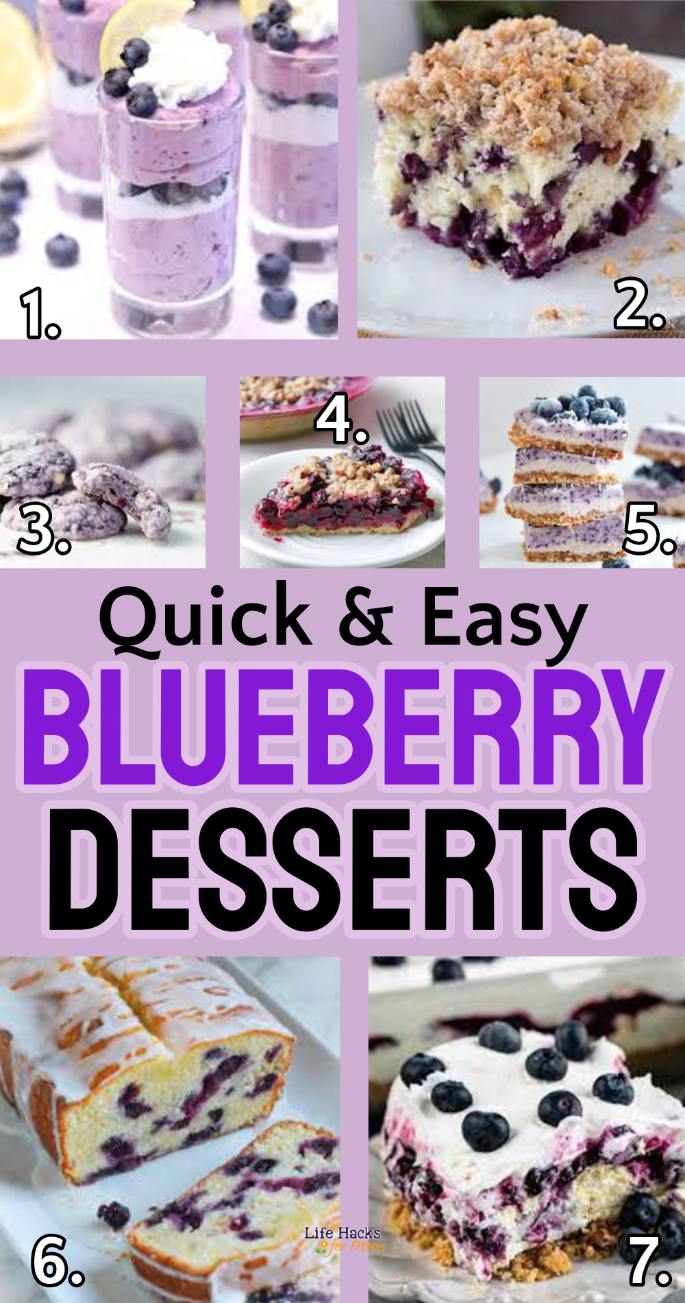 quick blueberry desserts easy
