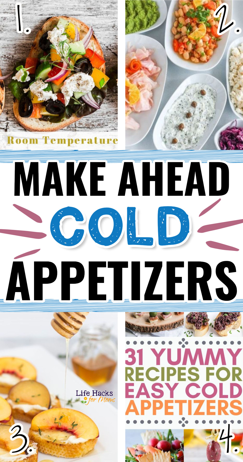 make ahead cold appetizers