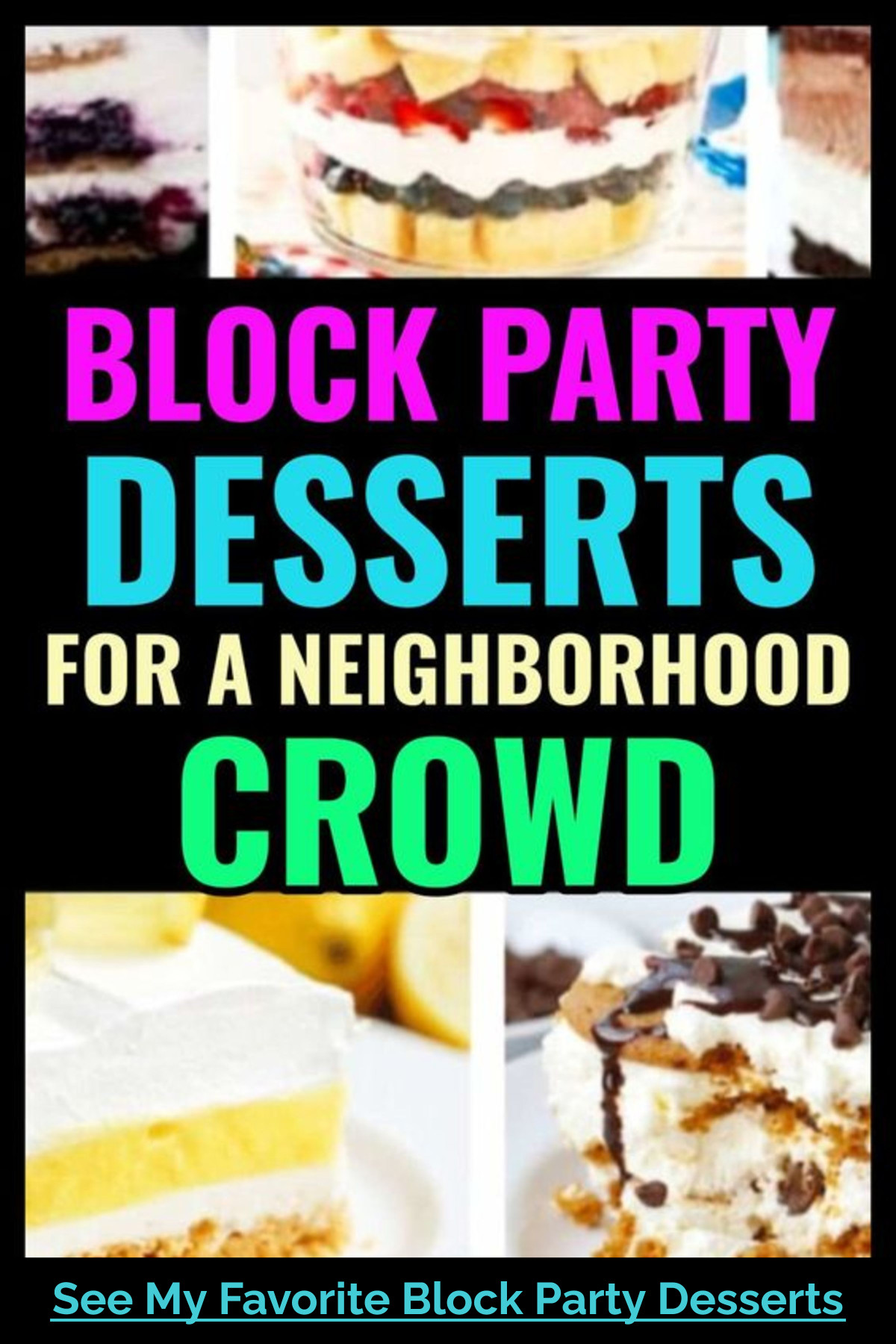 easy block party desserts