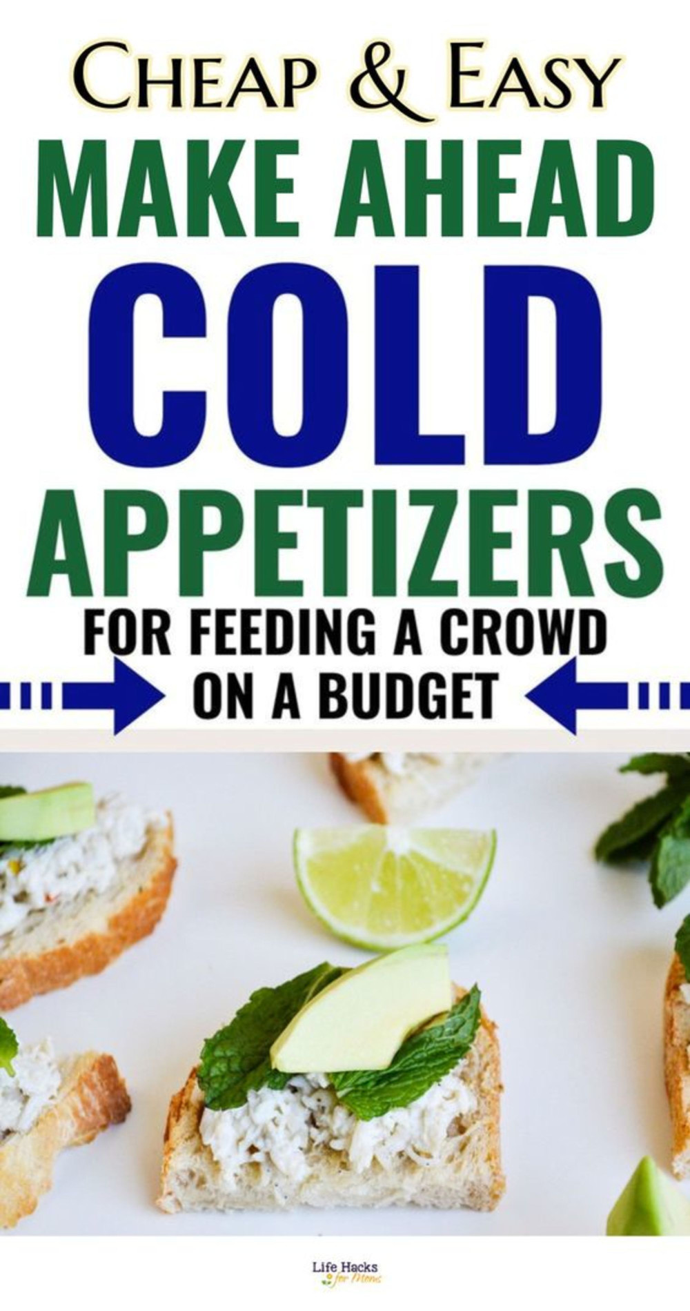 make ahead cold appetizers