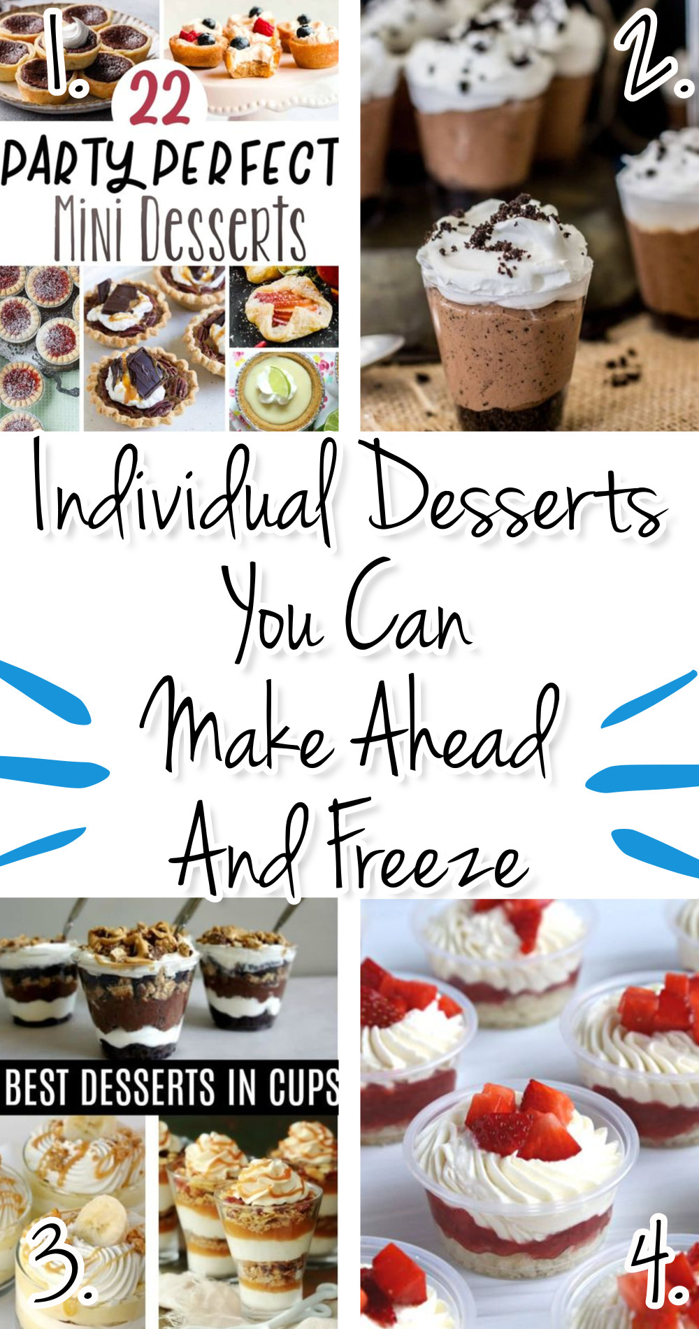 individual desserts to make ahead and freeze