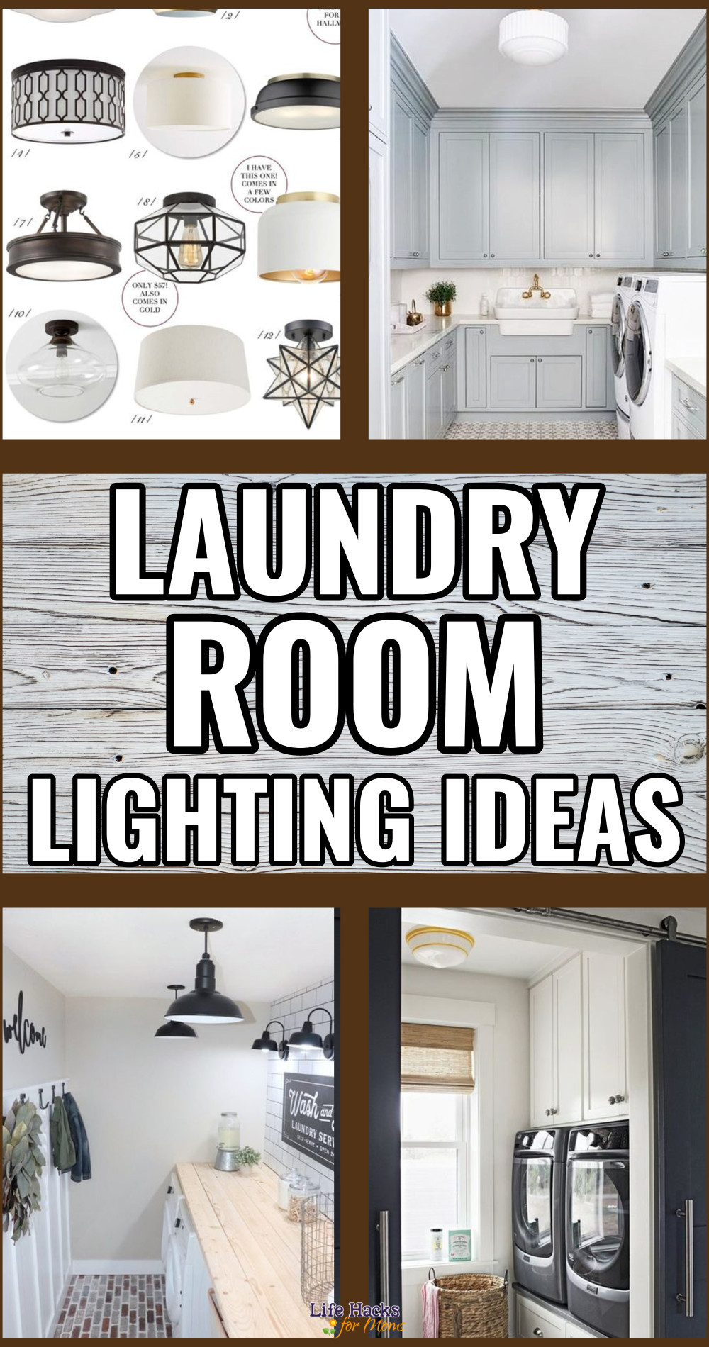 laundry room lighting ideas