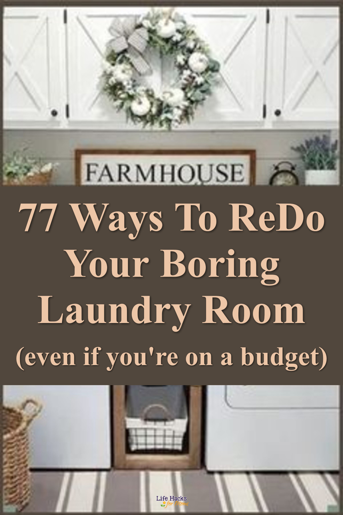 boring laundry room redo ideas