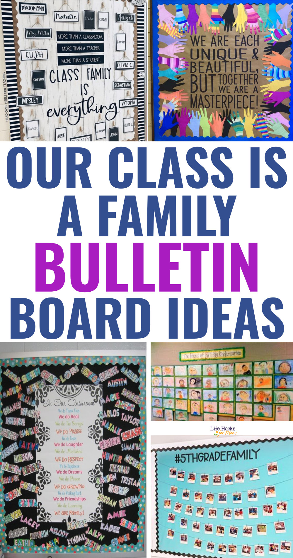 Our Class Is A Family Bulletin Board Ideas