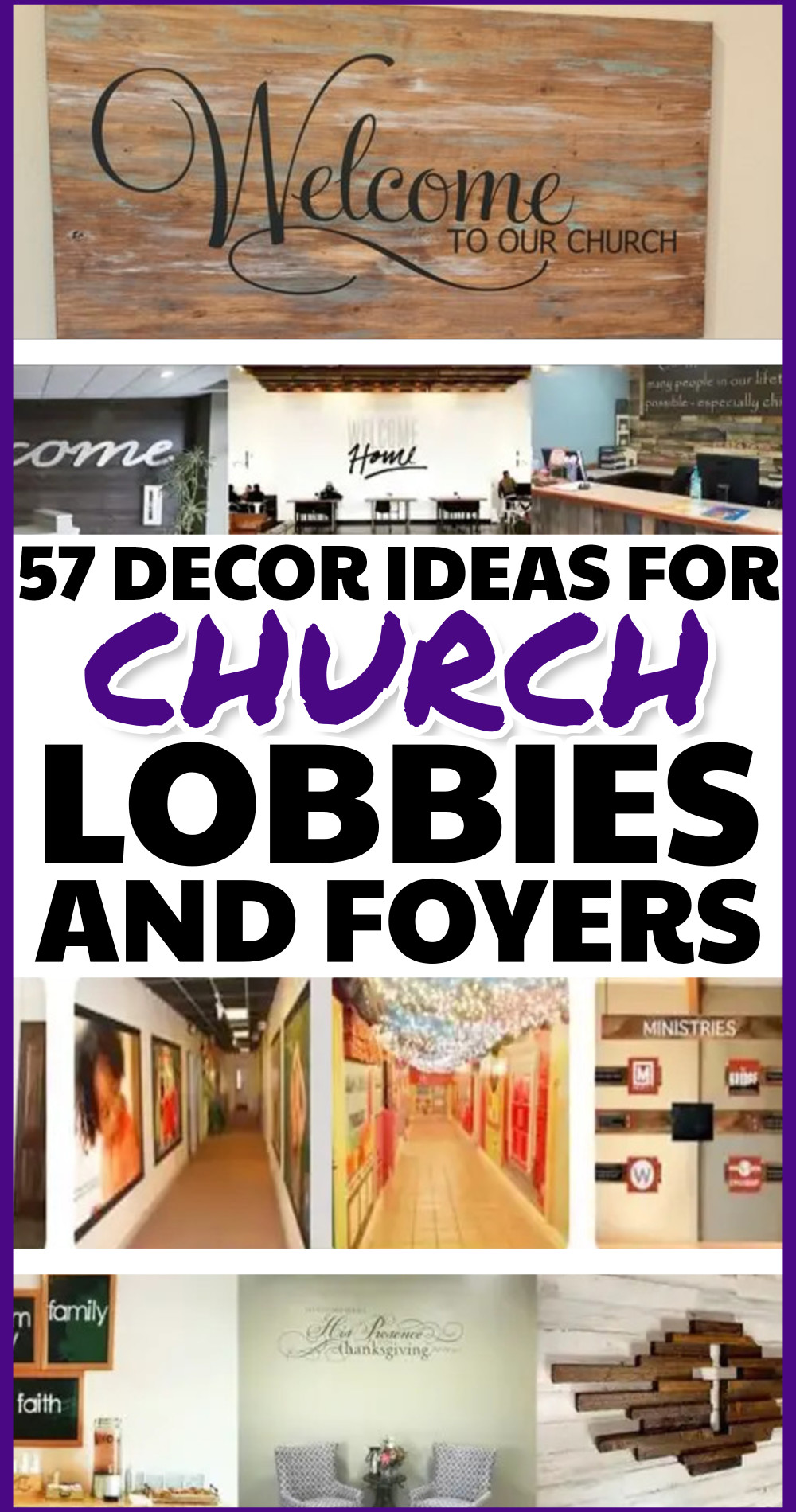 Church Entryway Decor Ideas For Lobbies and Foyers