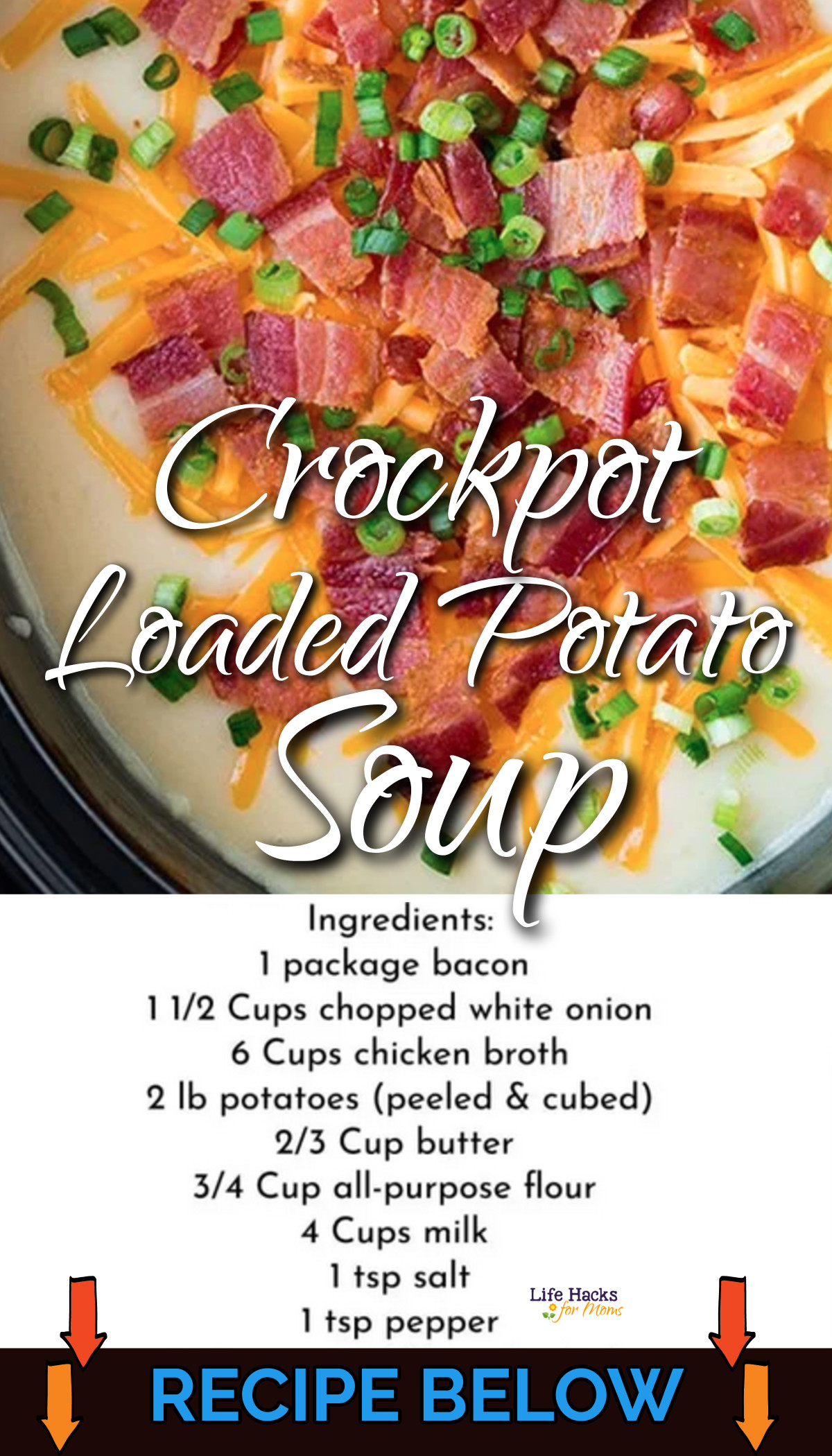 crockpot loaded potato soup