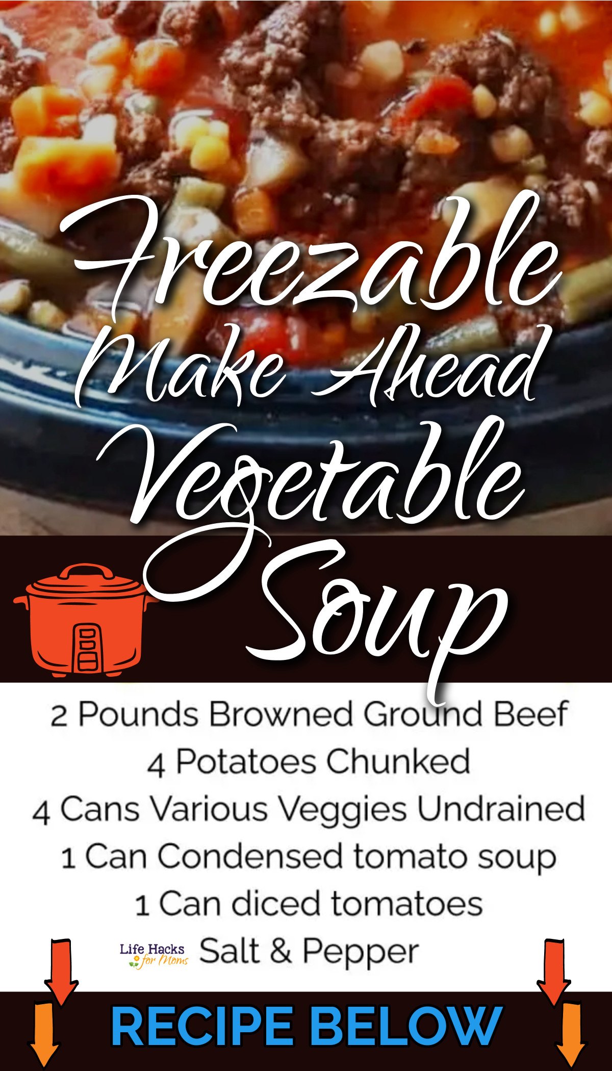 freezable make ahead vegetable soup