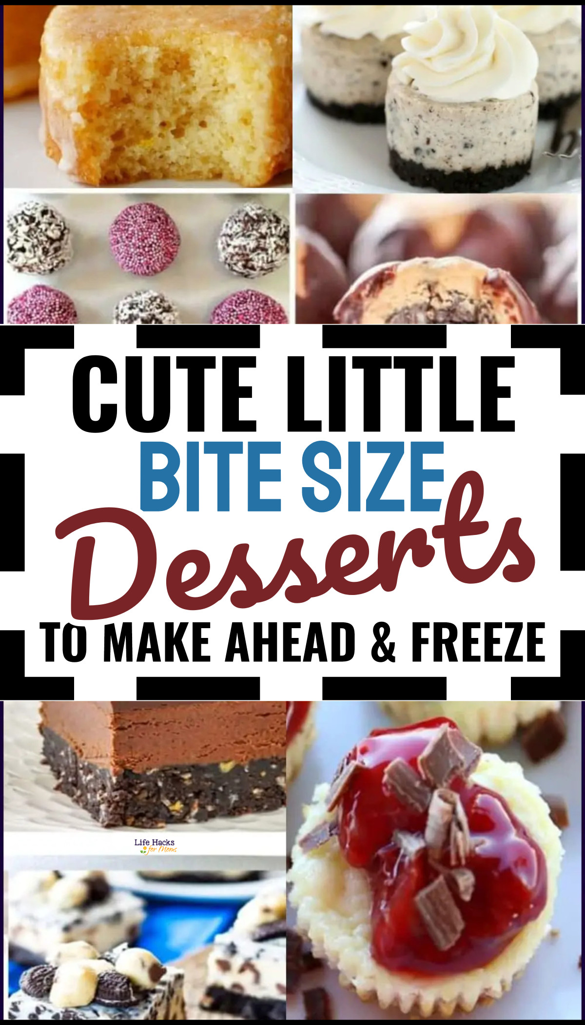 cute little bite size desserts