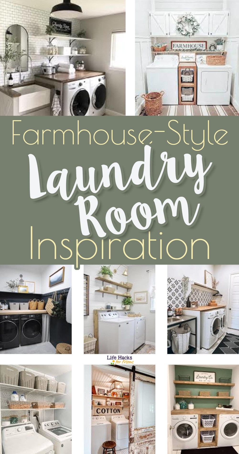 farmhouse style laundry room inspiration