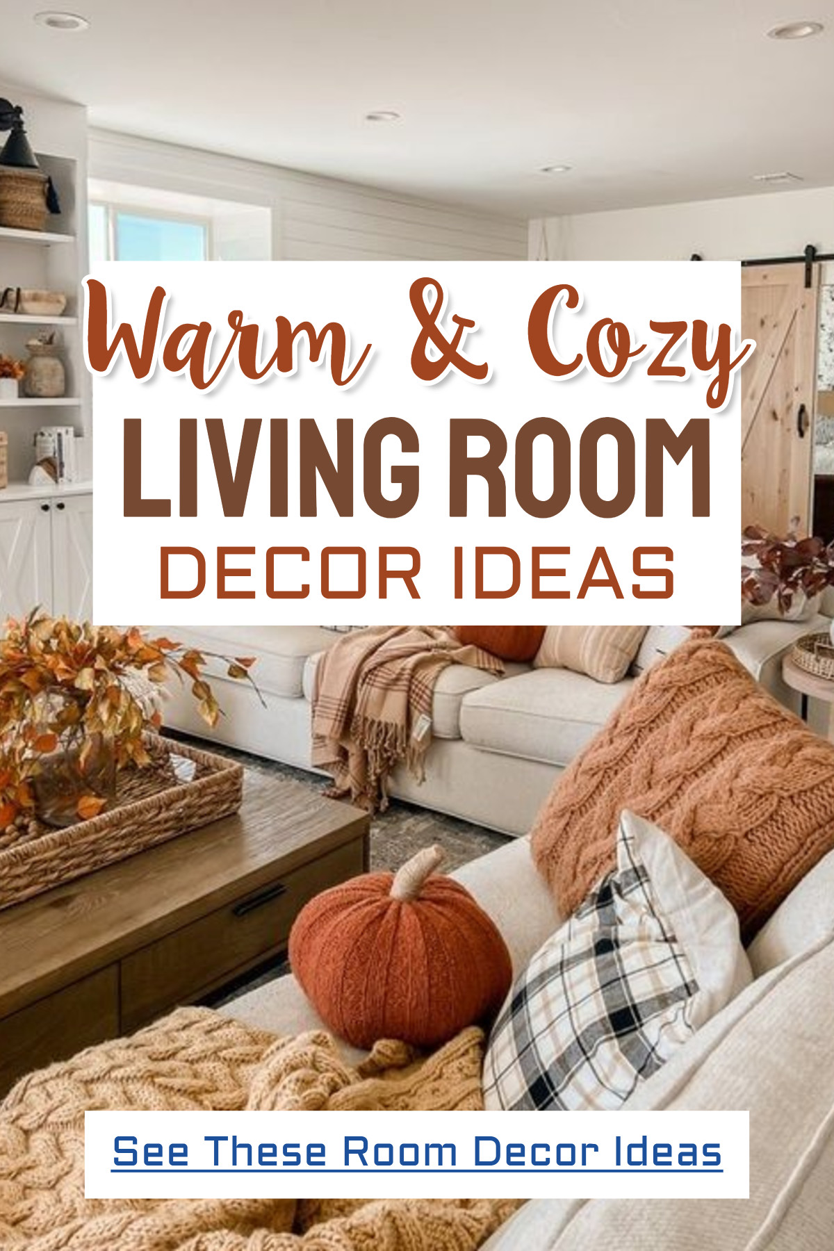 Warm Cozy Living Room Decor Ideas