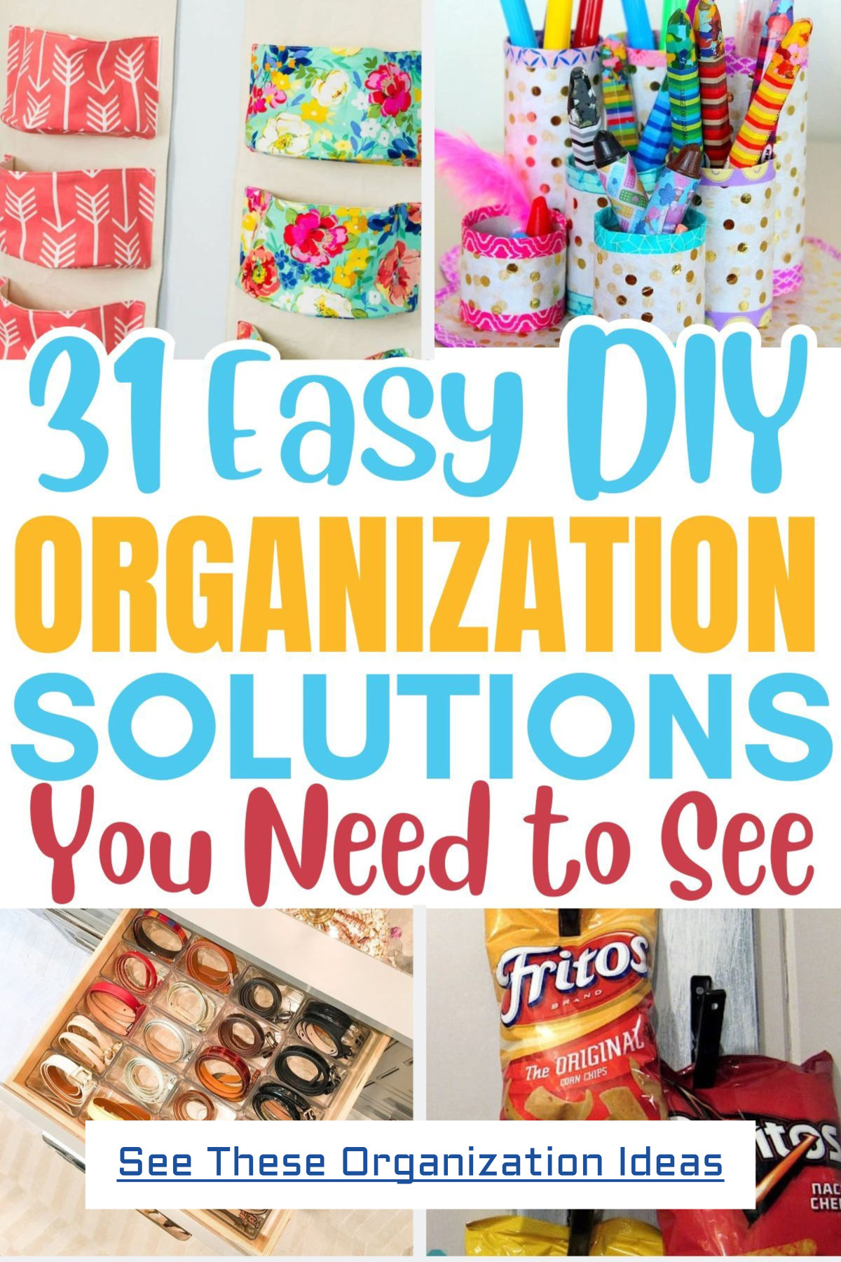 DIY organizing solutions for the home