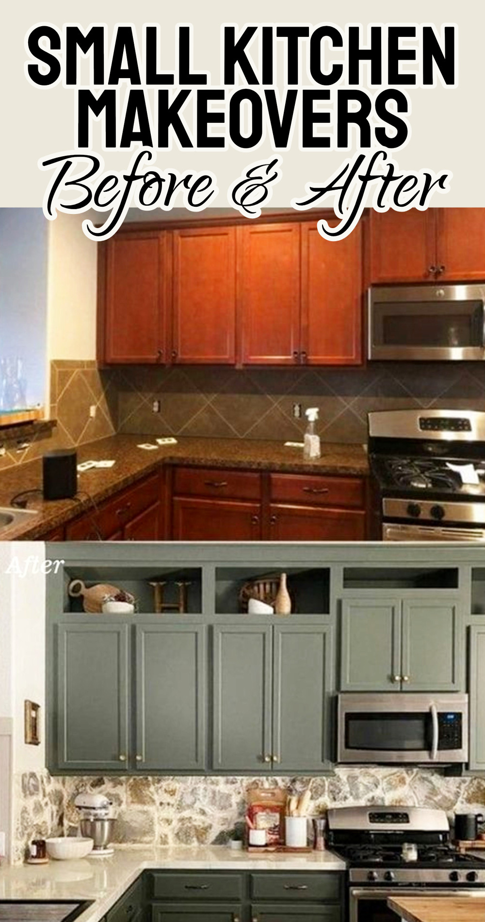 Small Kitchen Makeovers Before and After On A Budget