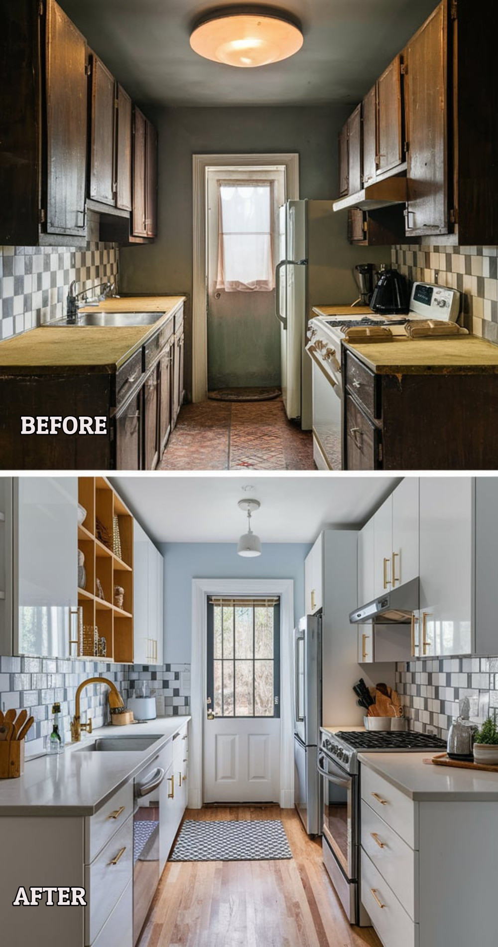 Updated Kitchen Makeover Remodels Before And After
