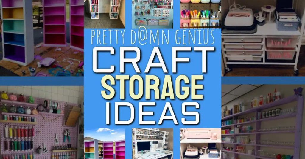 Craft Organization and Storage Ideas To FINALLY Organize My Messy Craft Room