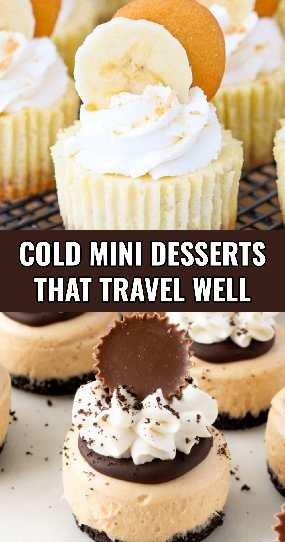 Cold mini desserts that travel well