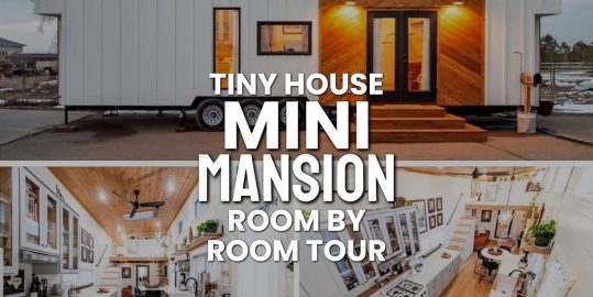 Tiny House Mini Mansion – Room By Room Tour INSIDE This Amazing Tiny House