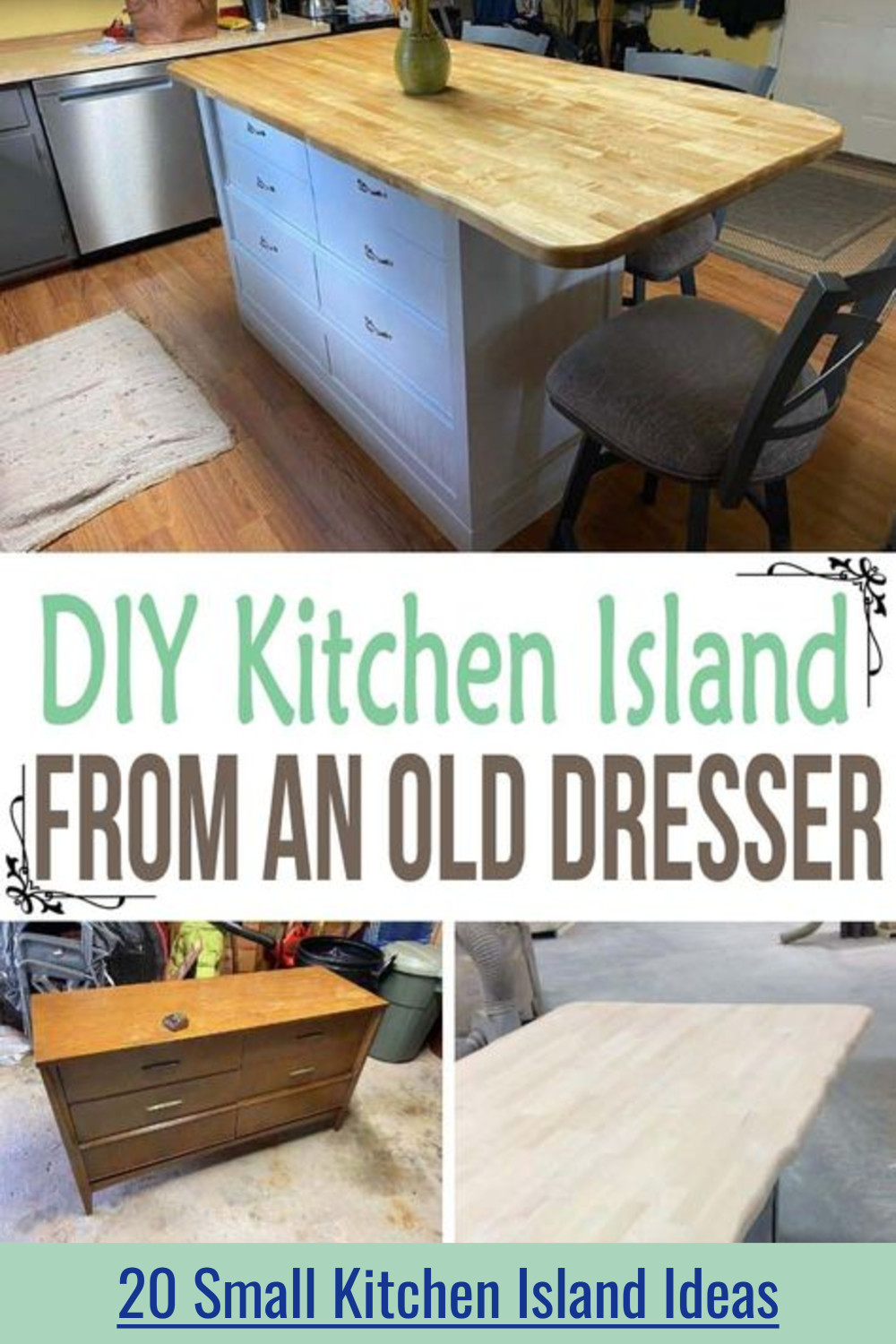 20 Small Kitchen Island Ideas for Space-Saving Storage, Extra Counter Space and Seating