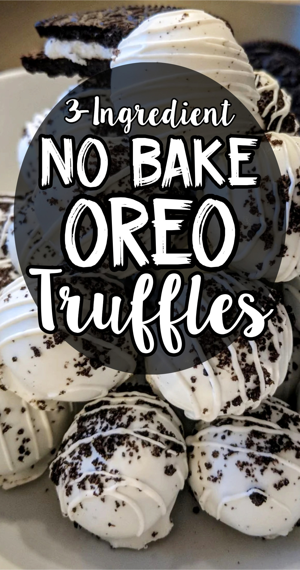 3-Ingredient No Bake Oreo Truffles