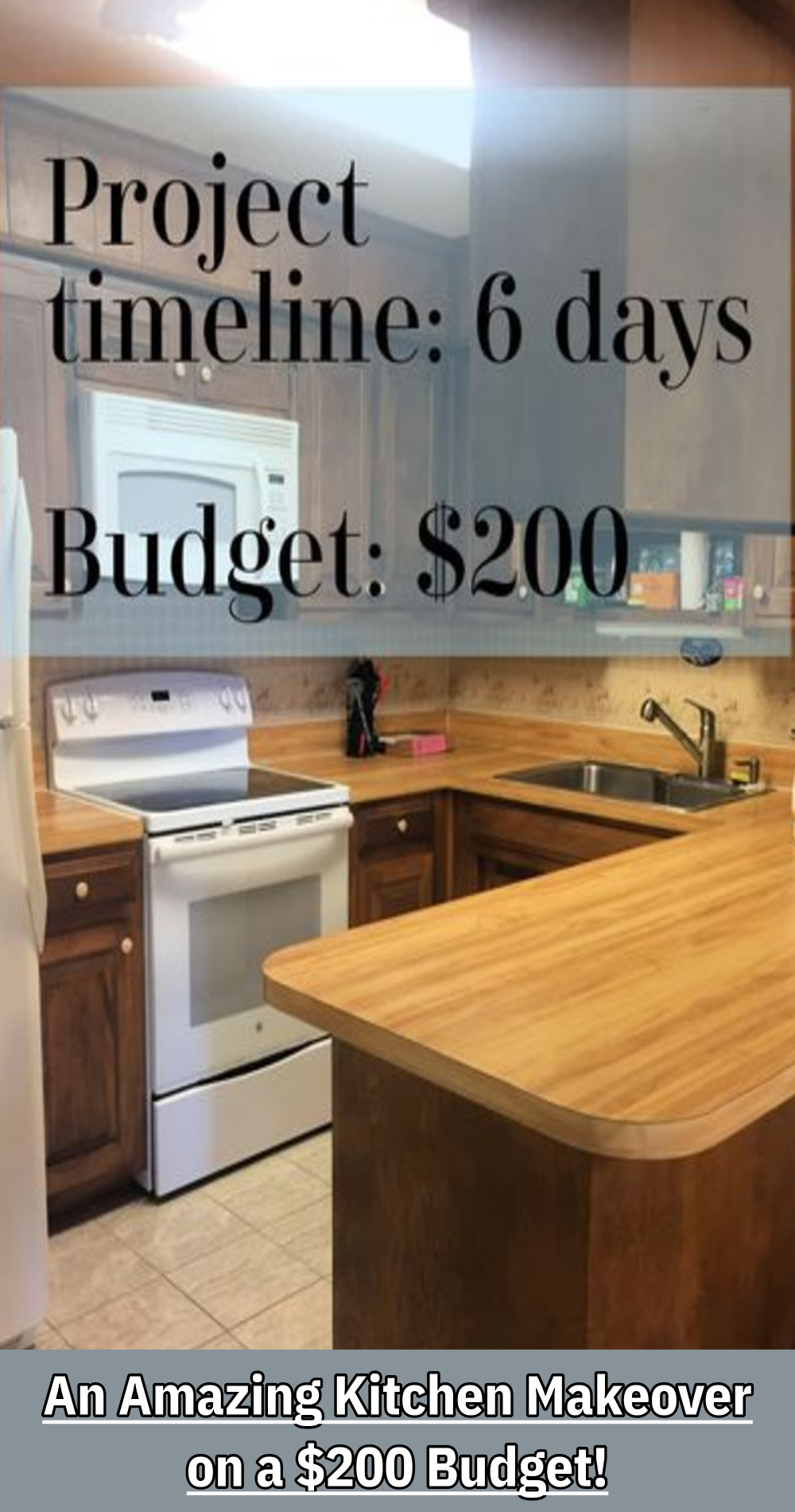 Kitchen Makeover On A $200 Budget