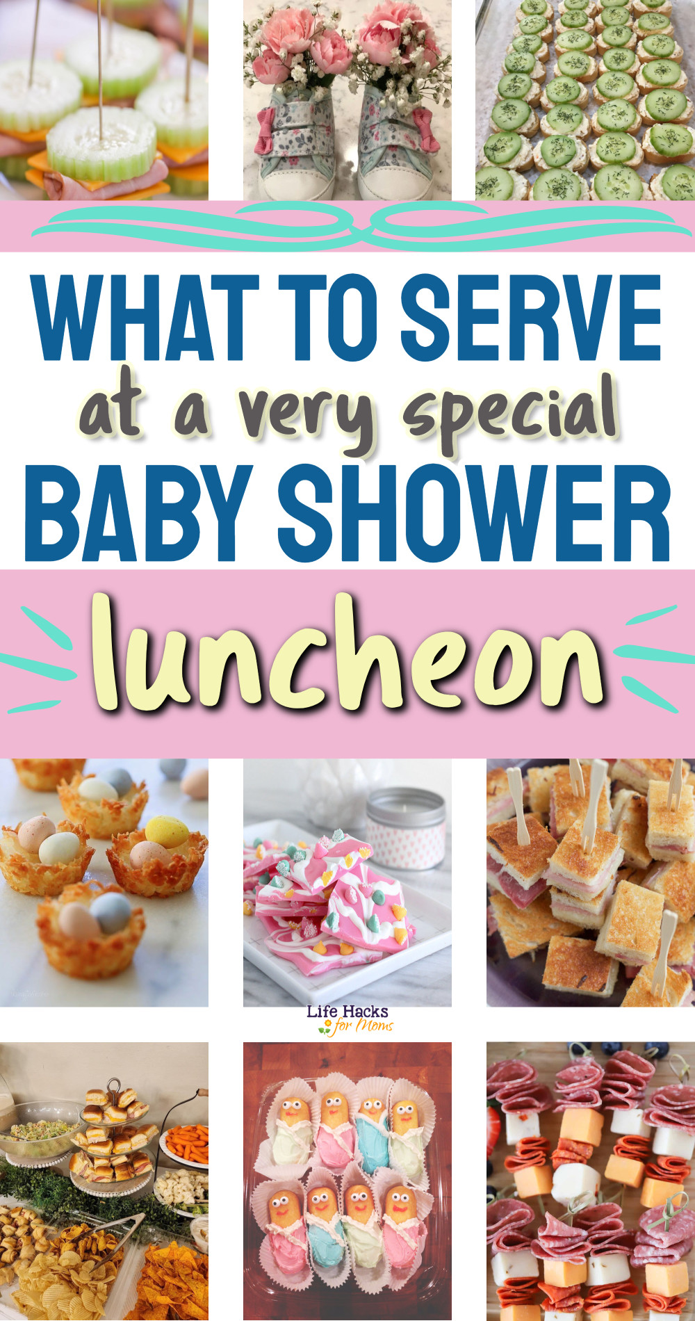 What to serve at a very special baby shower luncheon