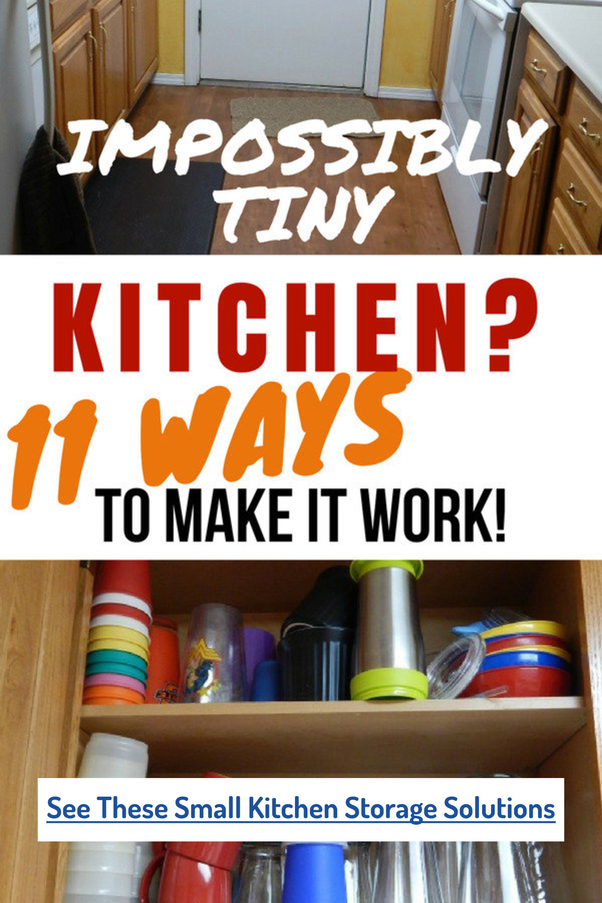 Very Tiny and Small Kitchen Storage Solutions