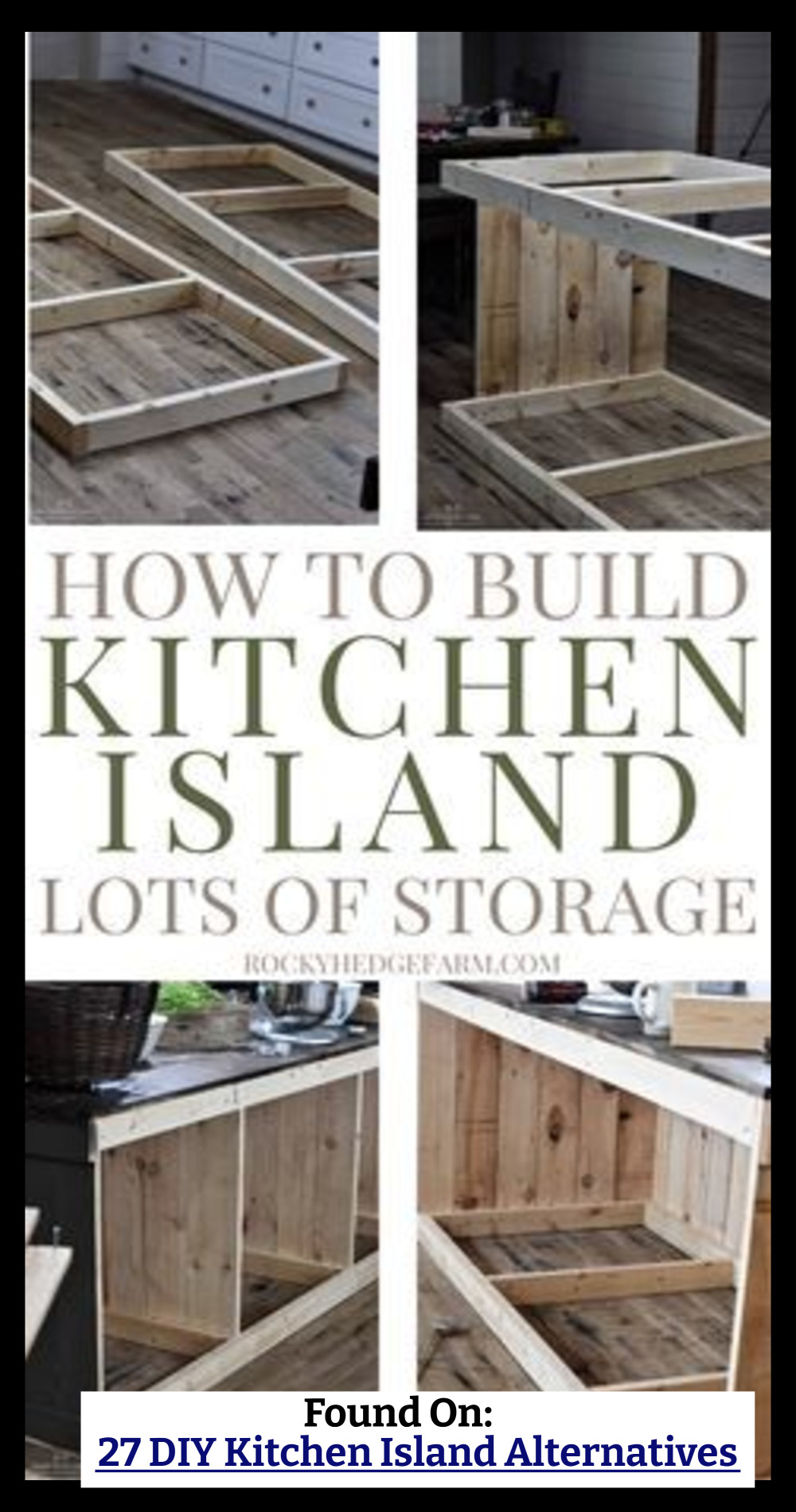 How To Build A Kitchen Island With Lots Of Storage