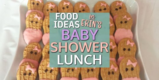 Erin’s Baby Shower Lunch Appetizers, Cute Snacks and Luncheon Food Ideas