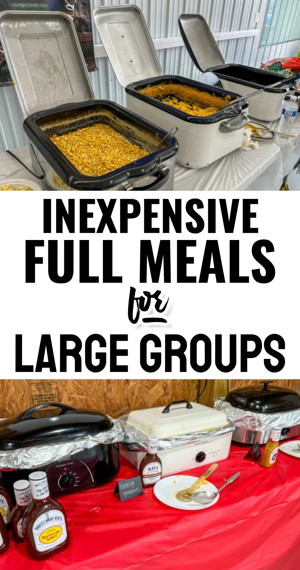 Full Meals For Large Groups
