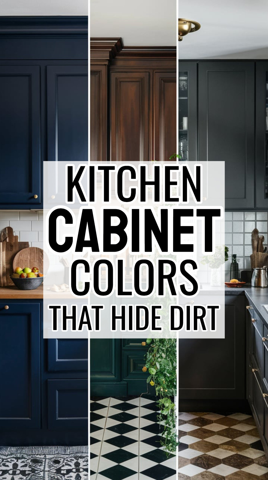 5 kitchen cabinet colors that hide dirt