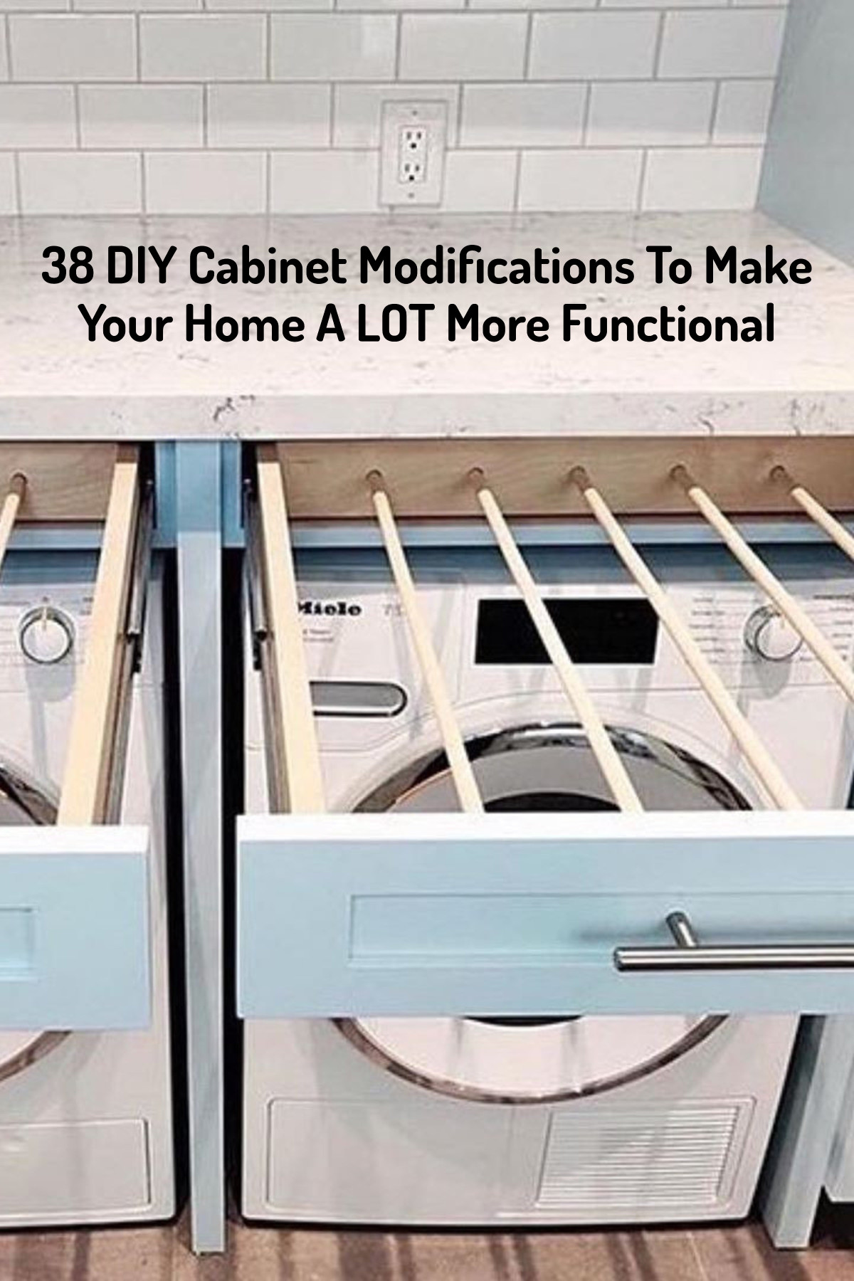 38 DIY Cabinet Modifications To Make Home A LOT More Functional (and organized!)