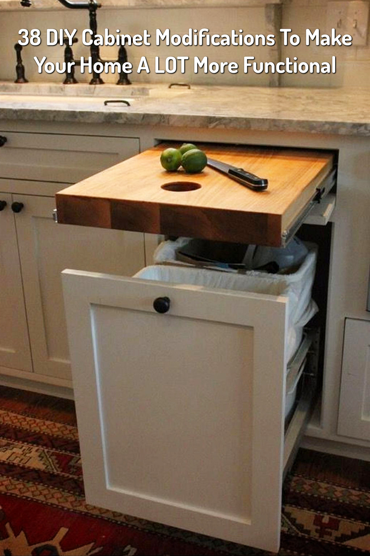 38 DIY Cabinet Modifications To Make Home A LOT More Functional (and organized!)